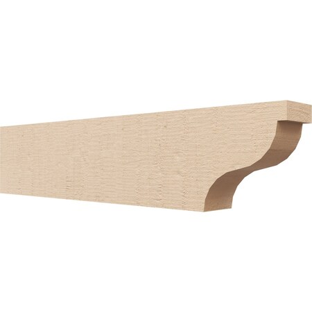 Ekena Millwork 4in. W x 8in. H x 36in. L Garner Woodgrain TimberThane Rafter Tail, Primed Tan RFTUR04X08X36GARRCPR